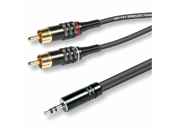 Emelec M62-EQ660530S Cabo 2x RCA Macho / 3,5 Macho ST 30mt Emelec M62-EQ660530S Cabo 2x RCA Macho / 3,5 Macho ST 30mt